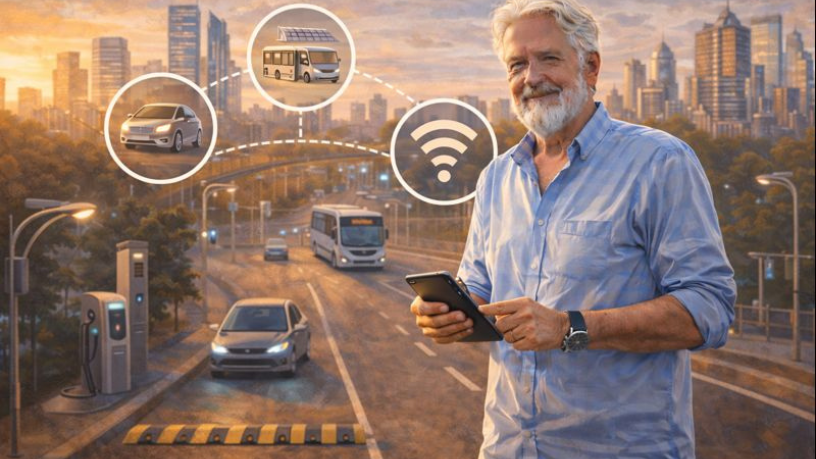 A tecnologia está transformando a mobilidade urbana nas cidades inteligentes, afirma Aldo Vendramin.